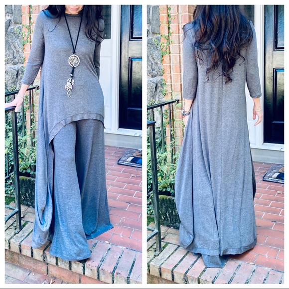 ✨LAST✨Best high low Charcoal grey tunic dress - Picture 4 of 11